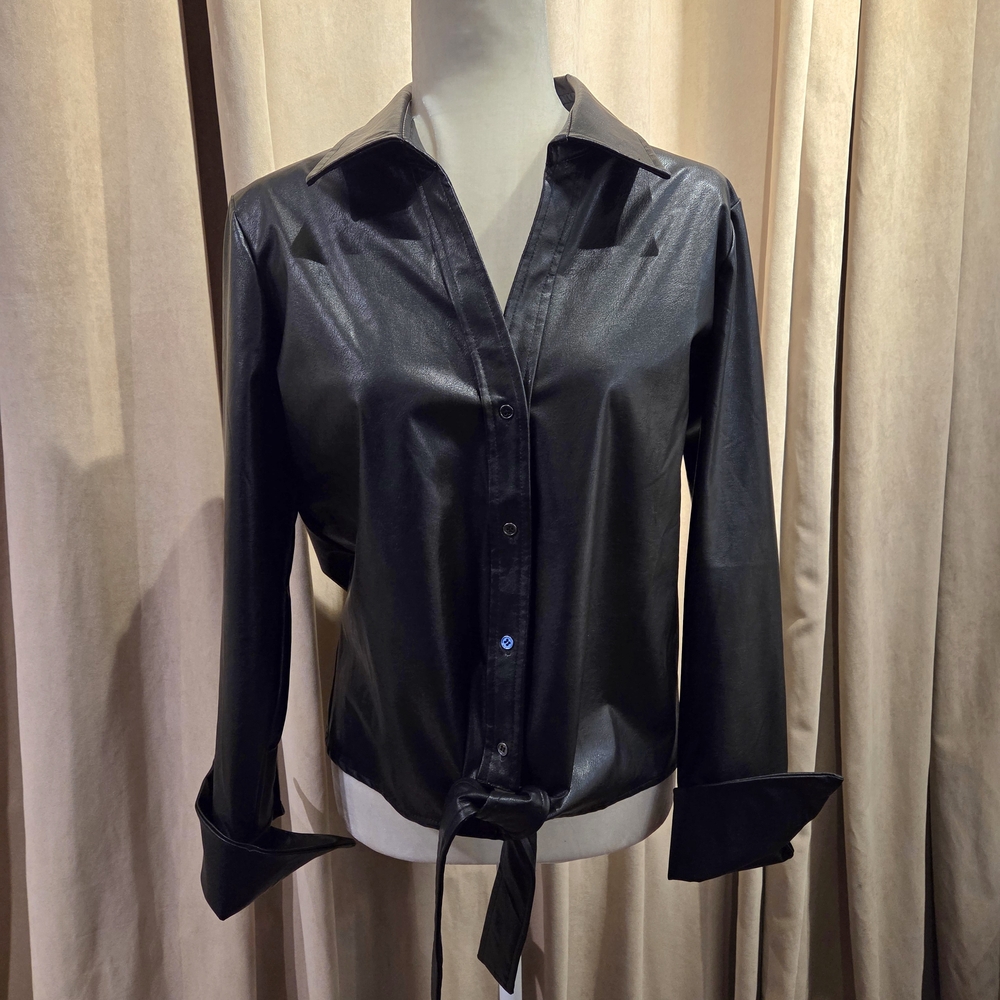 Boston Proper Button Down Vegan Top